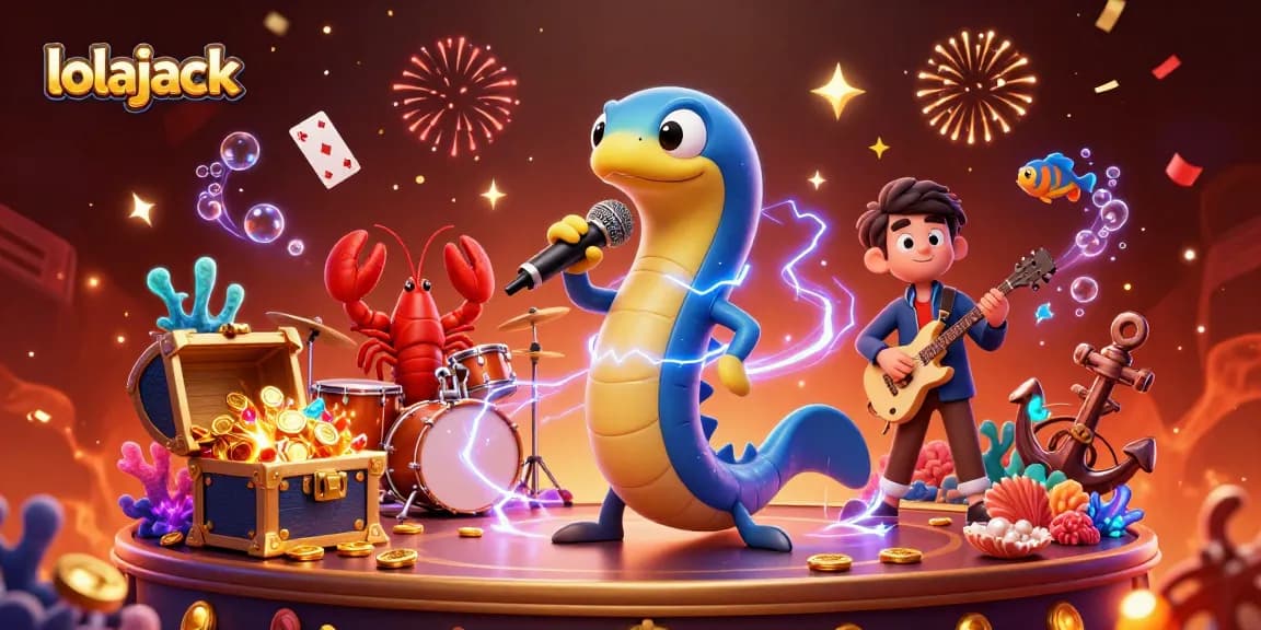 Experience the thrill of lolajack in a vibrant underwater casino with electrifying performances and treasures.