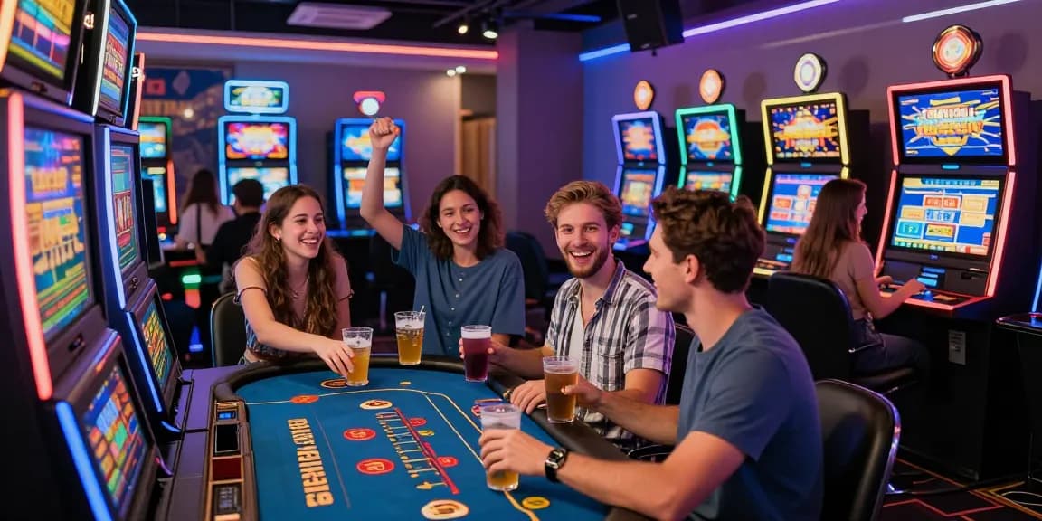 Ruang permainan online Pawangslot dengan grup teman bermain mesin slot.
