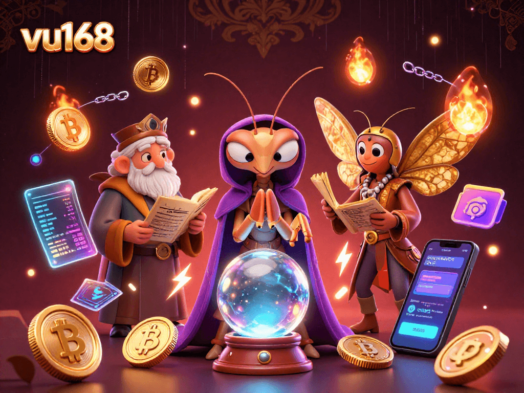 Engage with the latest betting strategies and insights from vu168 in an animated digital casino environment.