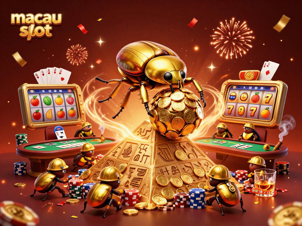 Menangkan jackpot dengan permainan macau slot yang penuh warna dan simbol keberuntungan.