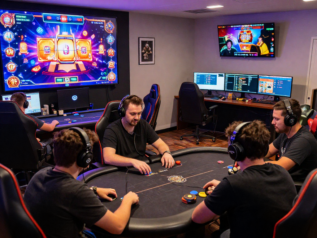 Pengalaman gaming slot7000 yang mendebarkan dengan pemain di kasino online.