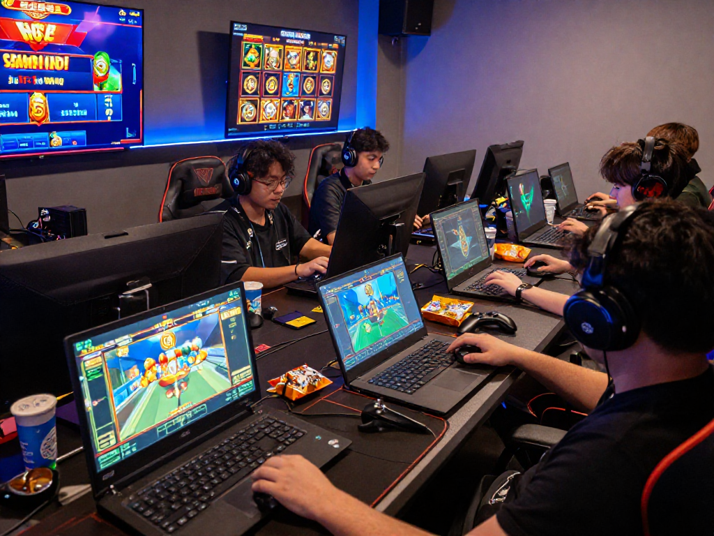 Join the excitement of online gaming at https://garuda55.com/ with players enjoying thrilling slot games.