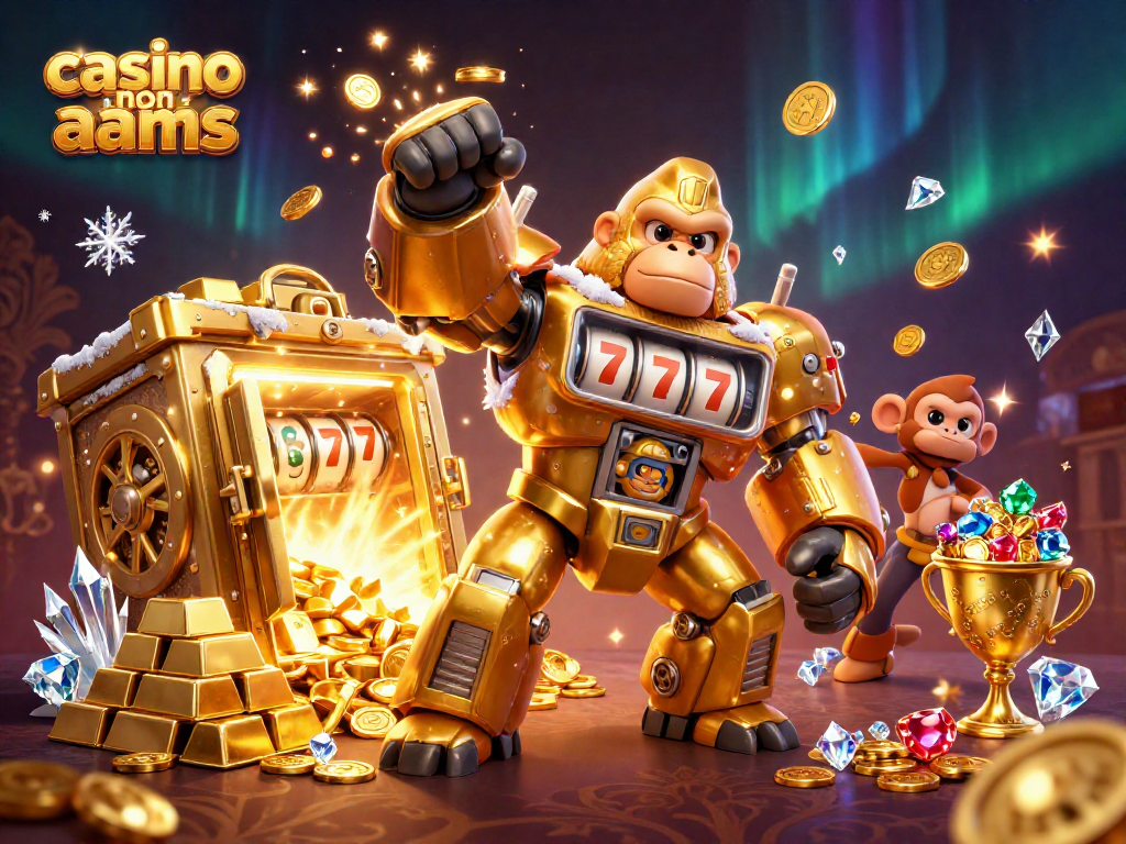 Il casino non AAMS offre opportunità con il gorilla dorato meccanico che battezza vincite epiche.
