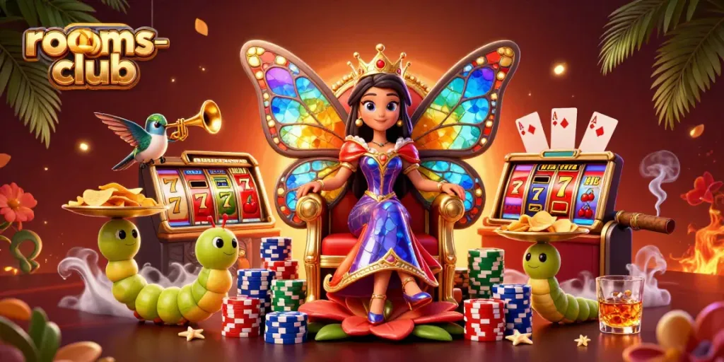 Permainan slot di rooms-club menghadirkan pengalaman menarik dengan simbol keberuntungan dan kemenangan gemerlap.