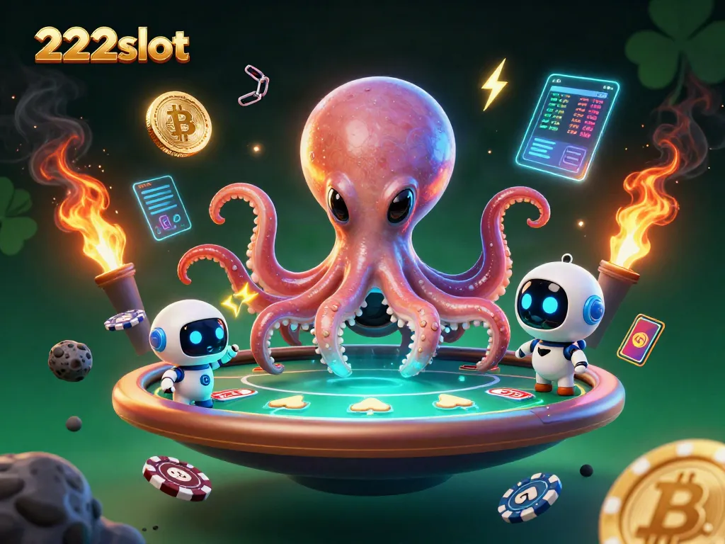 Permainan menarik di 222slot dengan momen alien dan permainan poker futuristik.