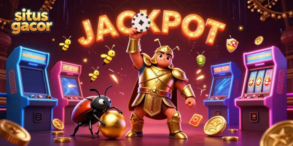 Menangkan jackpot di situs gacor dengan ilustrasi 3D menarik.