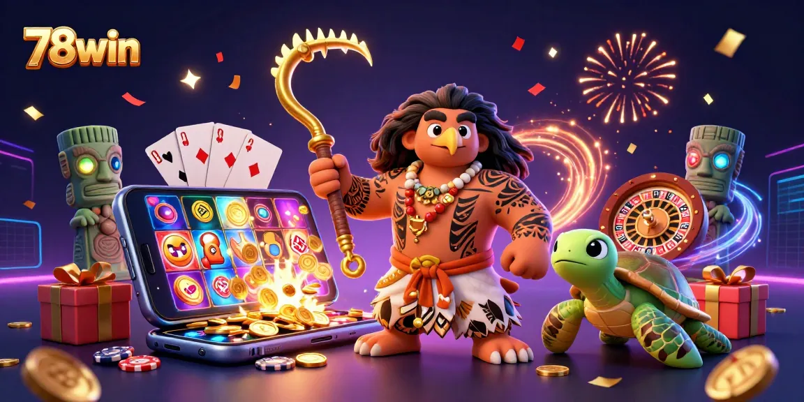 Experience thrilling slots and games at 78win with a vibrant casino scene.