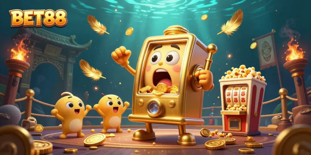 BET88 mang đến không khí vui vẻ với máy slot hốt vàng và những niềm vui bất ngờ.