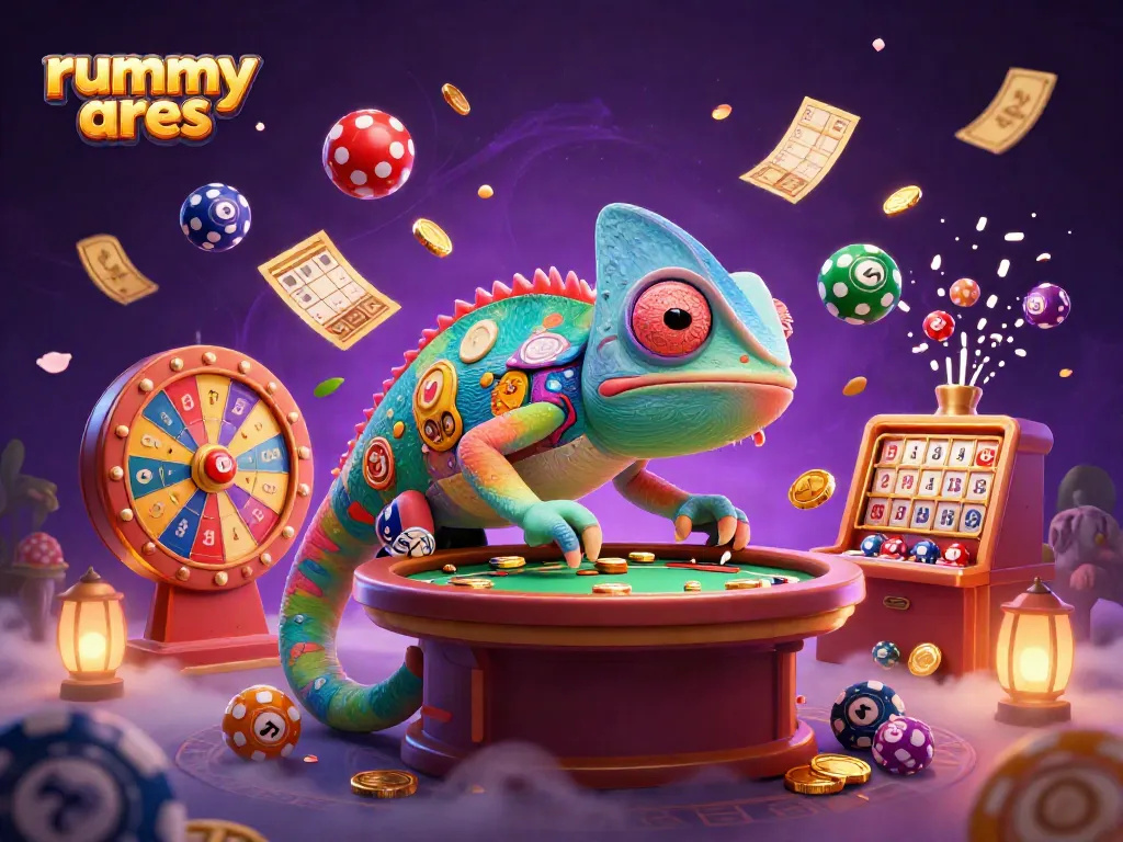 Experience the thrilling flavors of rummy ares with vibrant colors, animated gameplay, and engaging characters.