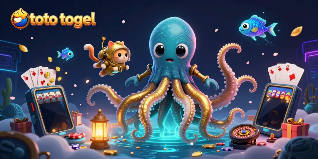 Engage in toto togel action with vibrant 3D characters amidst a treasure-filled scene.