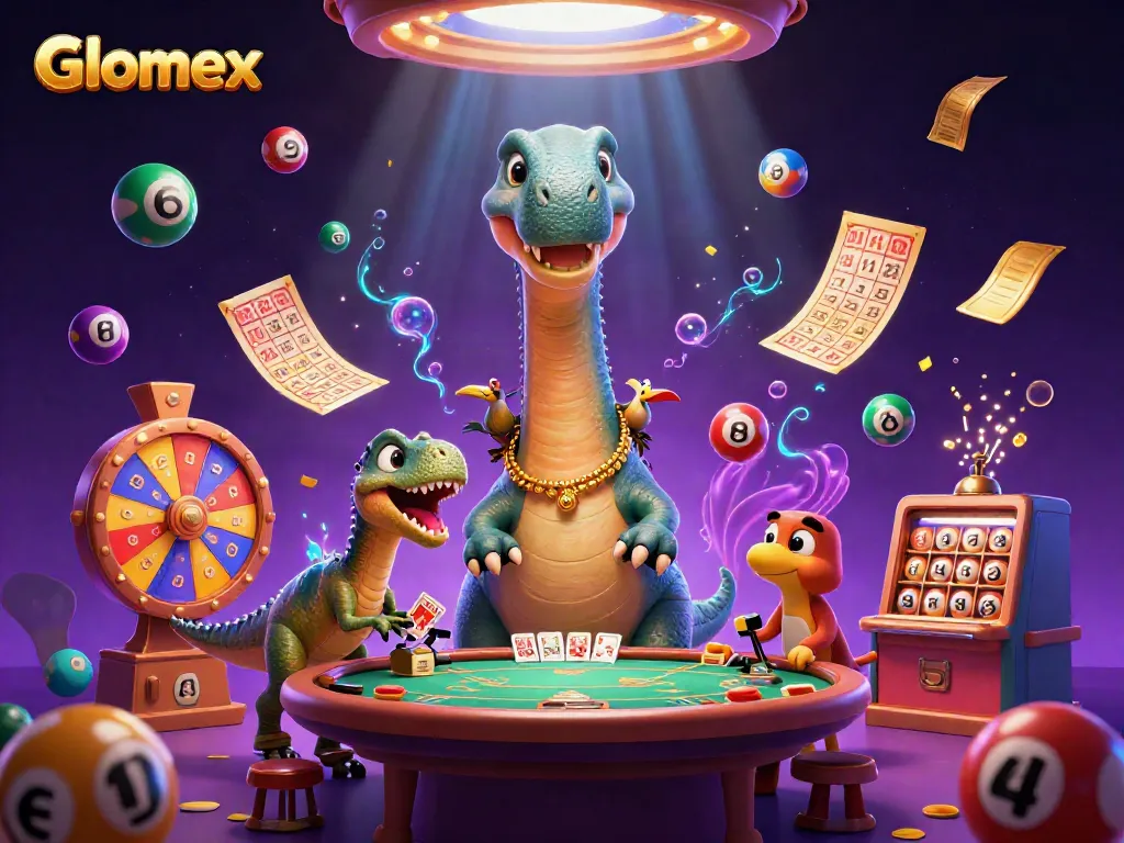Experience thrilling gameplay with Glomex casino characters and dynamic casino elements.