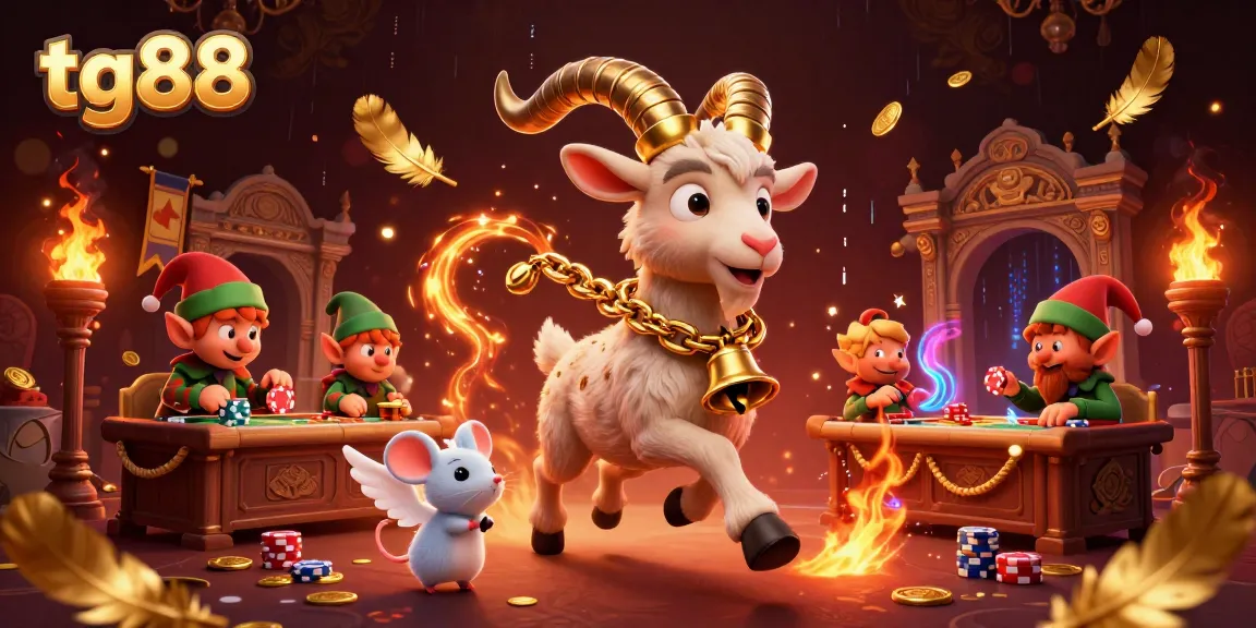 Experience thrilling gameplay at tg88 with cartoon characters in a vibrant casino scene.