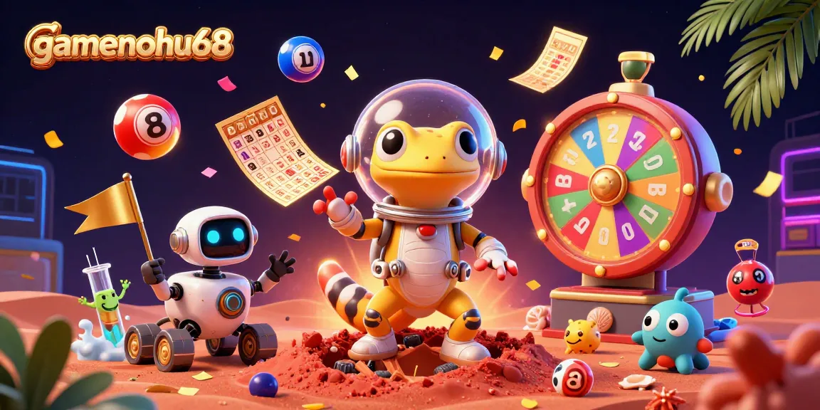 Experience the thrill of gamenohu68 as a Martian gecko discovers a vibrant golden casino.