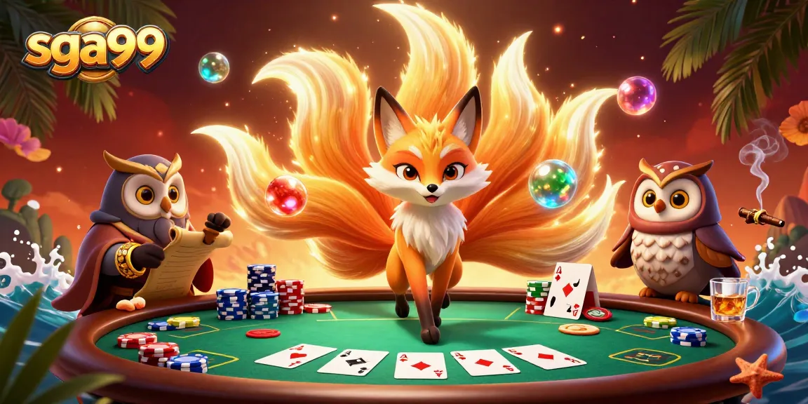 Engage in thrilling gaming with sga99's colorful casino atmosphere and vibrant characters.