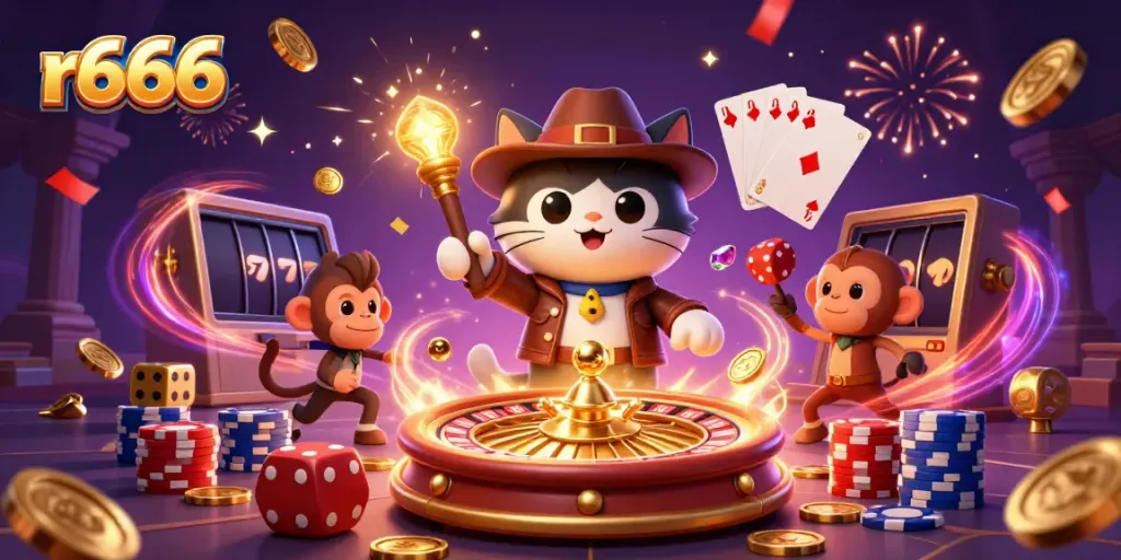 Join the adventure with r666 and explore the thrilling online casino world with exciting games and treasures.