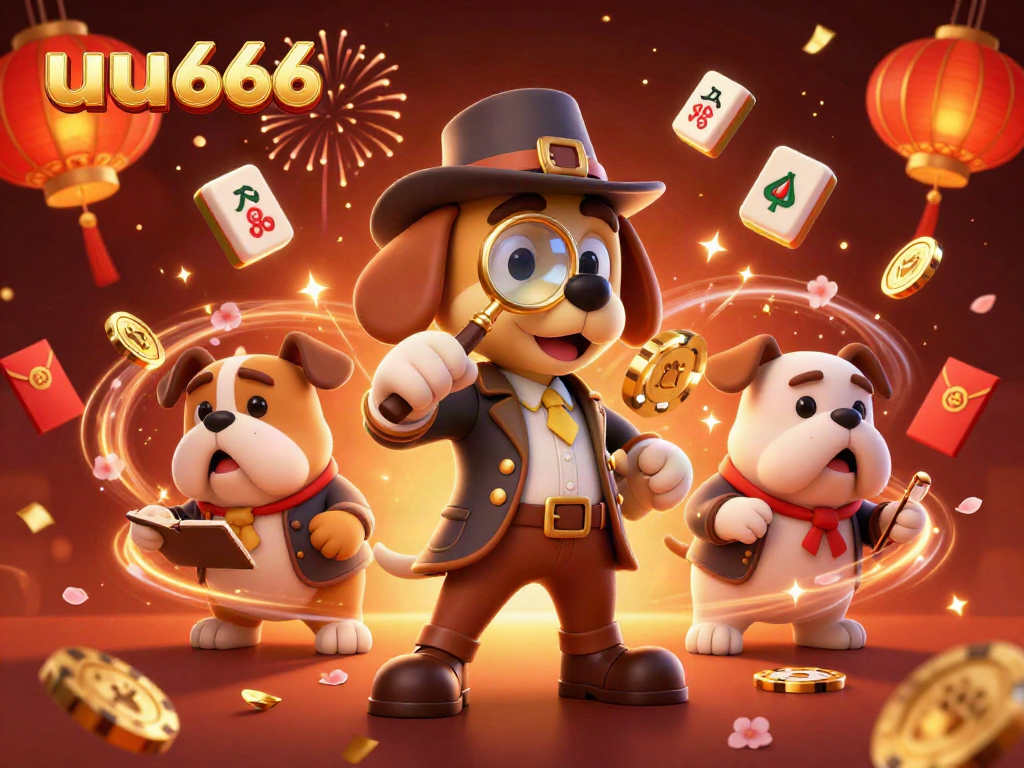 Engage with uu666's thrilling gaming adventures alongside detective characters uncovering poker treasures.