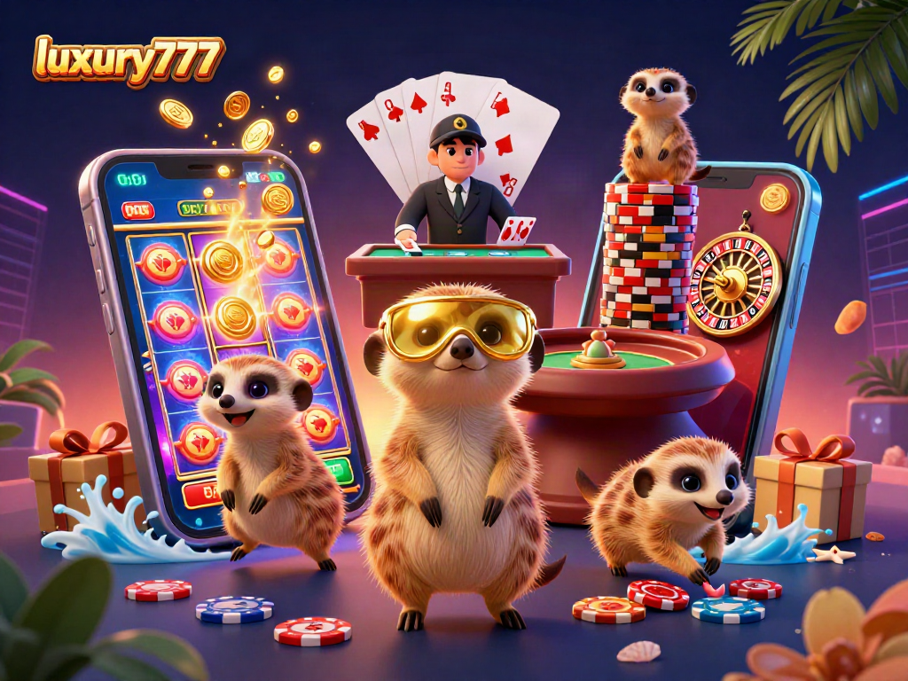 luxury777 menghadirkan kasino yang ceria dengan koloni meerkat yang kreatif.