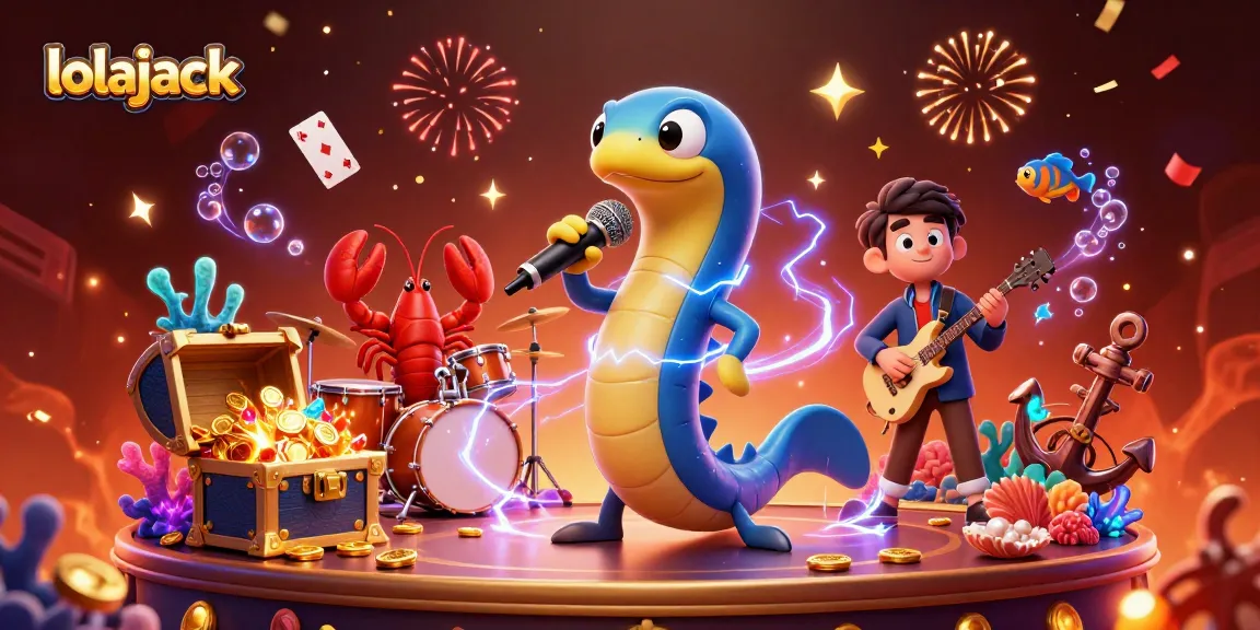 Experience the thrill of lolajack in a vibrant underwater casino with electrifying performances and treasures.