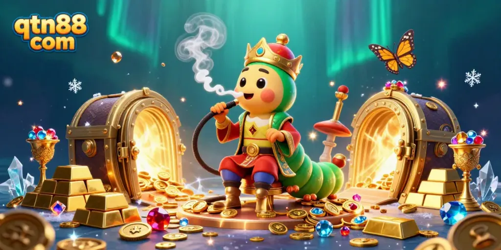 Experience the thrill of qtn88 com with vibrant casino visuals and treasure elements.