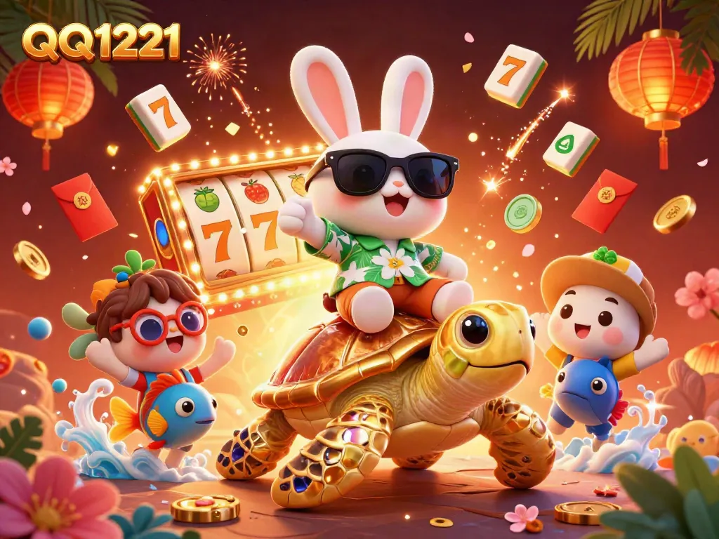 Experience the excitement of QQ1221 with colorful slot reels and lucky characters coming to life.