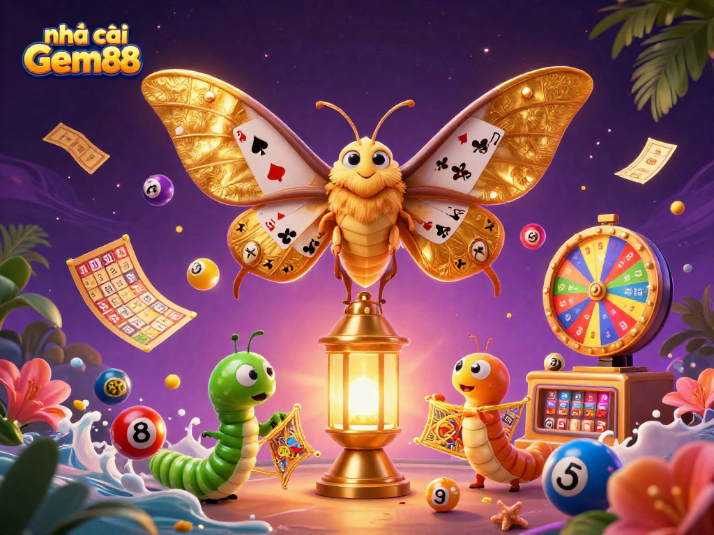 Engage with the vibrant world of nhà cái Gem88 through dynamic casino illustrations.