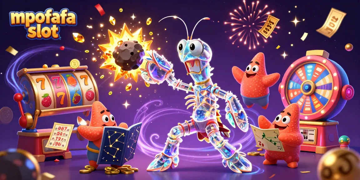 Engage in excitement with mpofafa slot as the galactic samurai battles for jackpots amidst flashy casino elements.