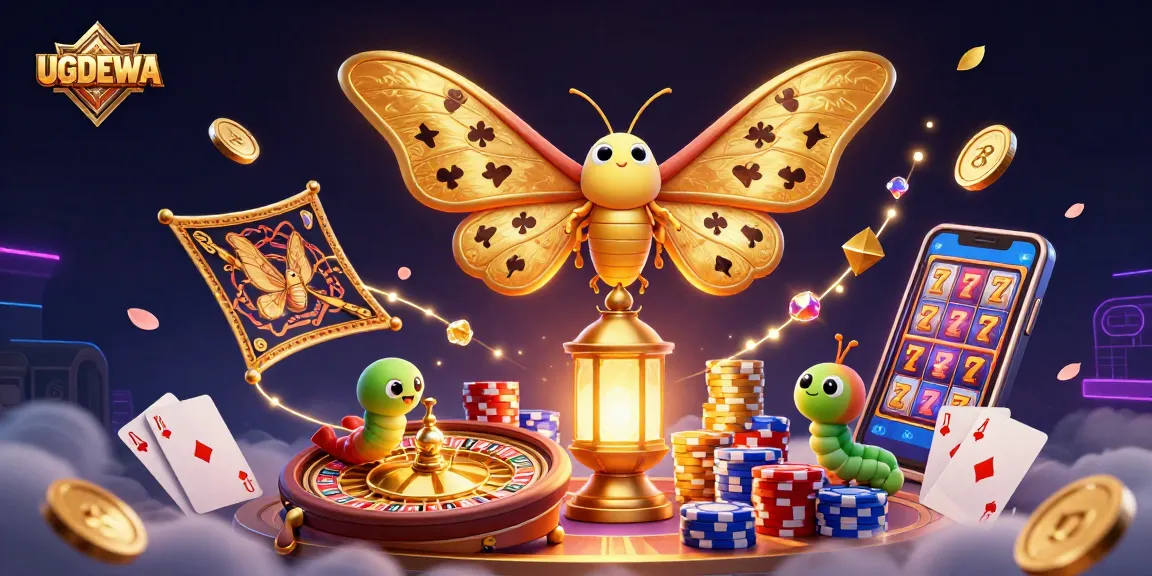 Engage in the thrilling world of UGDEWA with vibrant graphics showcasing casino elements and exciting gameplay.