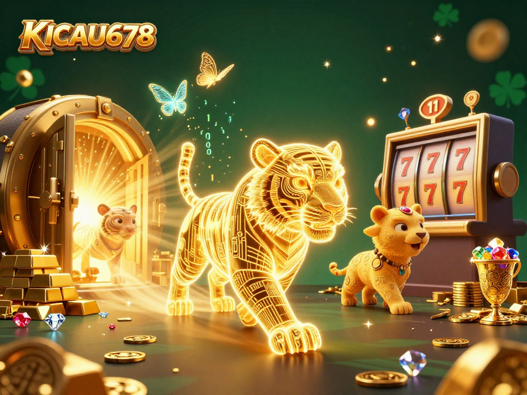 KICAU678 unleashes thrilling slots and wins in an opulent digital casino filled with treasures.
