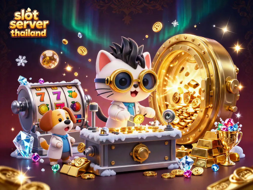 Spin to win on slot server thailand with vibrant treasures and energetic characters in an immersive scene