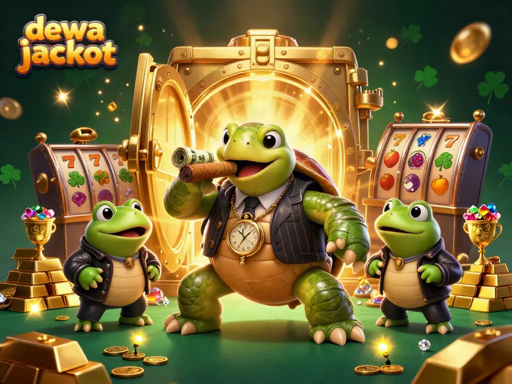 Permainan dewa jackpot yang menarik dan menggemparkan dengan elemen visual yang kaya.