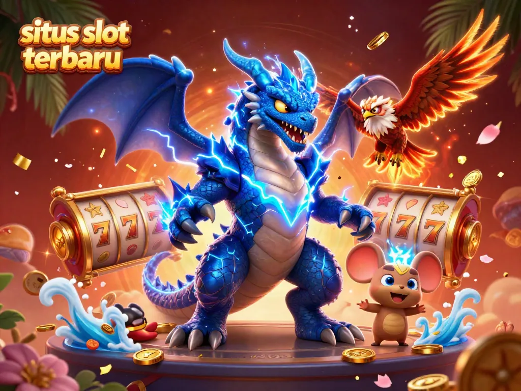 Menangkan situs slot terbaru dengan keberuntungan dari naga dan burung elang berenergi.