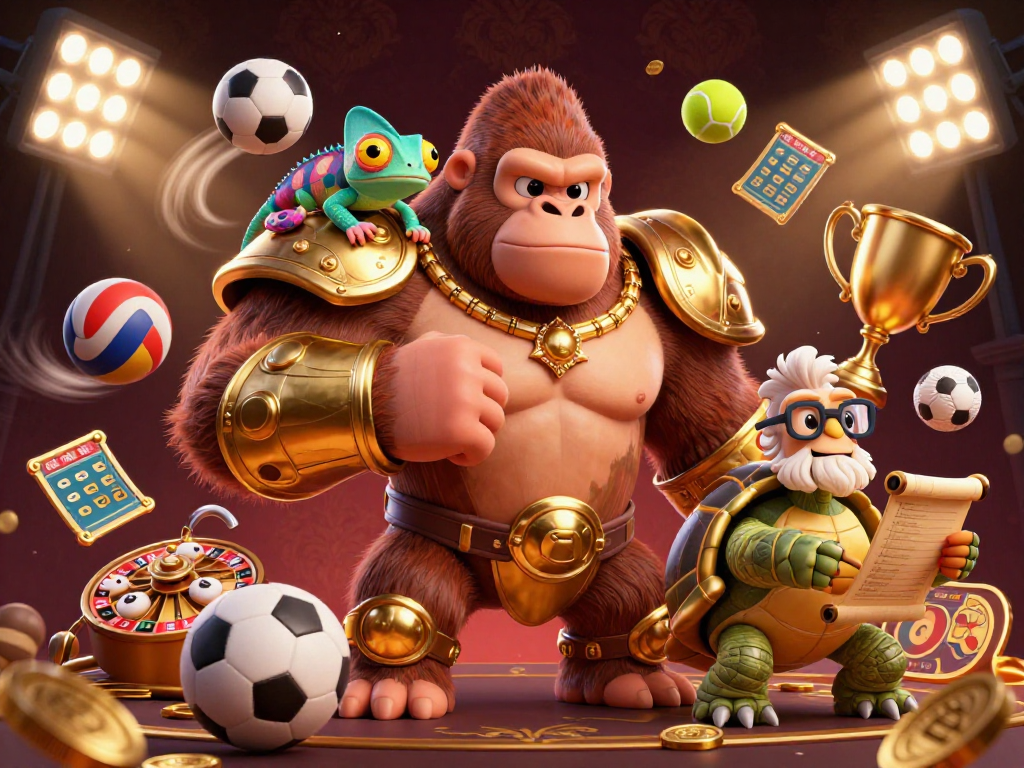Engage with 98win as powerful characters showcase thrilling gambling action in a vibrant casino scene.