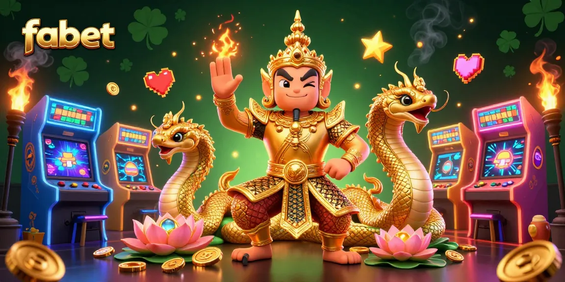Experience thrilling gaming at fabet with an engaging 3D guardian scene showcasing casino excitement.
