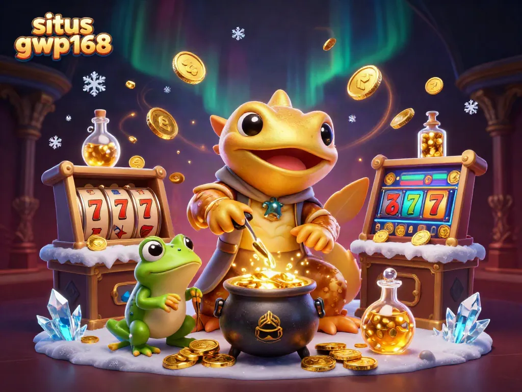 Menangkan jackpot di situs gwp168 dengan alkemis emas dan karakter slot yang memikat.