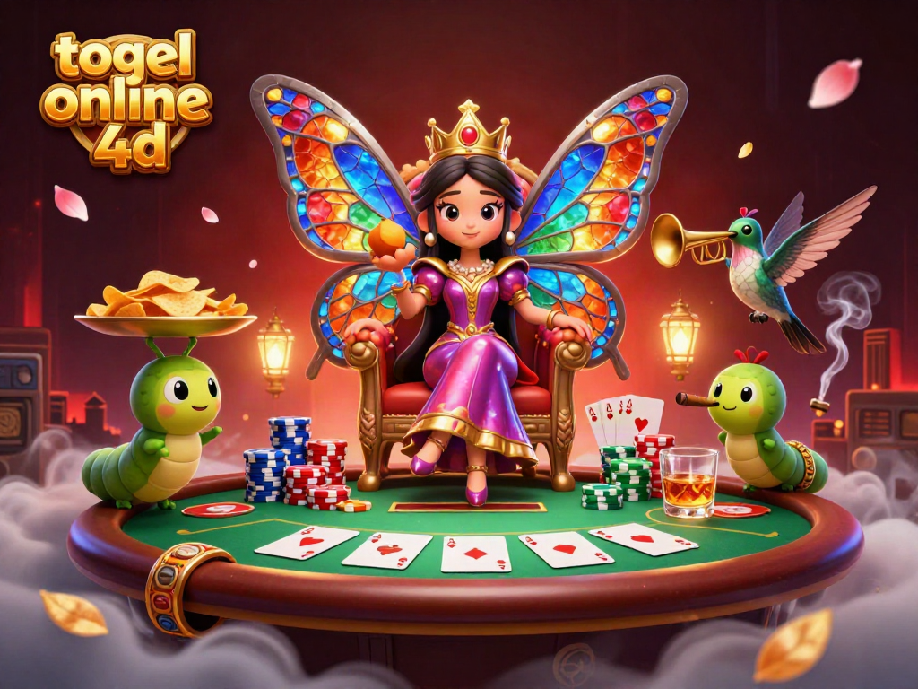 Menangkan togel online 4d dengan ilustrasi kasino fantasi yang kaya dan dinamis.