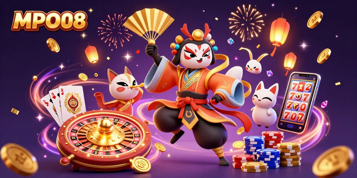 MPO08 offers interactive gaming with vibrant 3D visuals and dynamic slot elements for a thrilling experience.