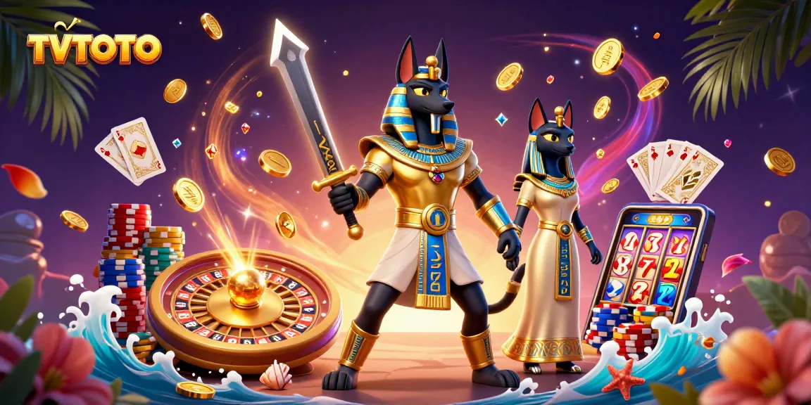 Join the action at TVTOTO with an ancient Egyptian theme showcasing thrilling gambling elements.