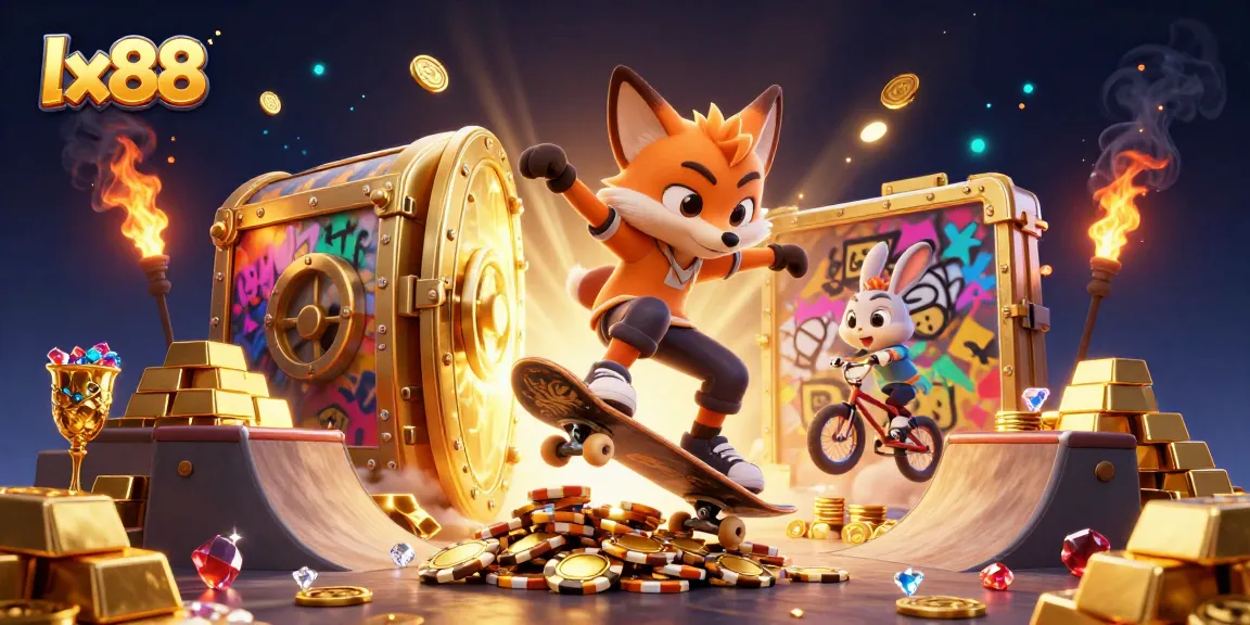 Experience thrilling gameplay at lx88 with engaging characters and vibrant casino elements.