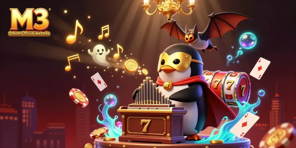 Experience thrilling gameplay at M3 Online Casino Official Website with captivating characters and vibrant casino elements.