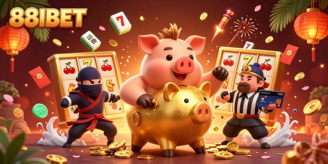 Engage with thrilling slots and jackpots at 88IBET with action-packed characters and rich casino elements.