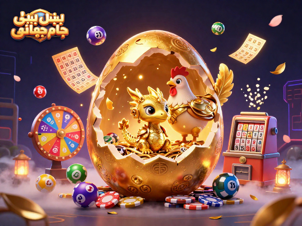 Experience the excitement of the برنامه پیش بینی جام جهانی with a golden dragon amidst dynamic gambling elements.