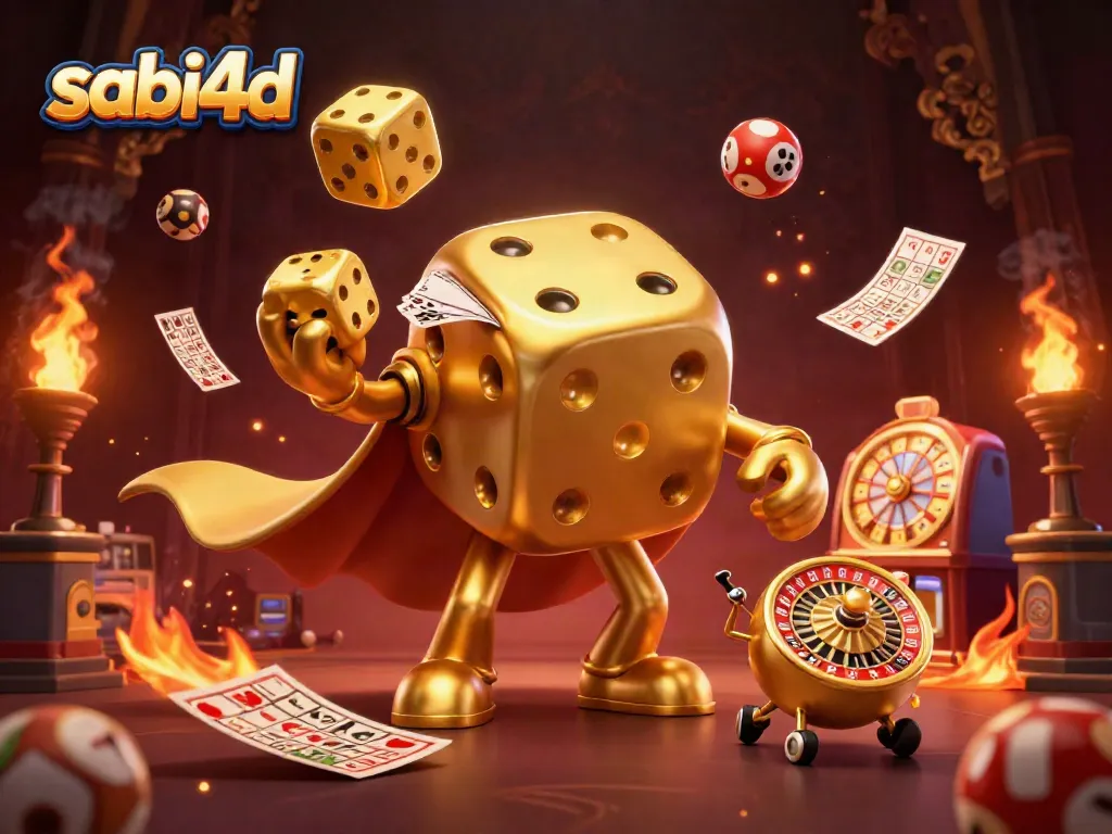 Win big with sabi4d lottery and bingo references in a vibrant gaming scene.