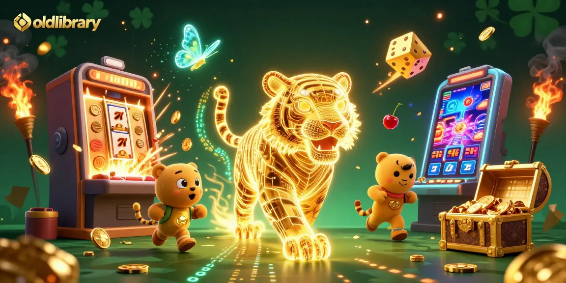 Experience the digital casino charm of oldlibrary with a vibrant jackpot scene.