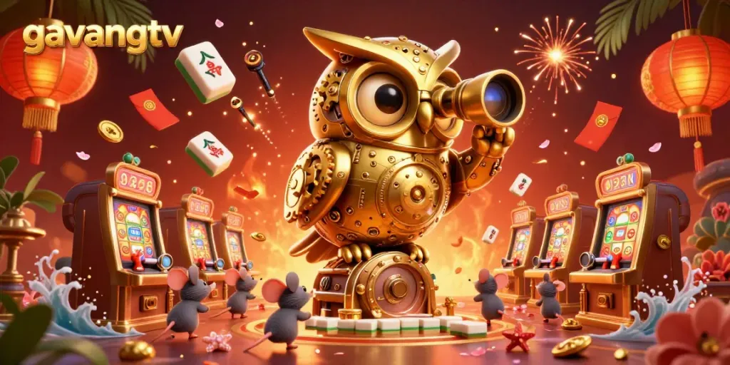 Experience the excitement of gavangtv with its vibrant casino scene featuring lively characters and immersive details.