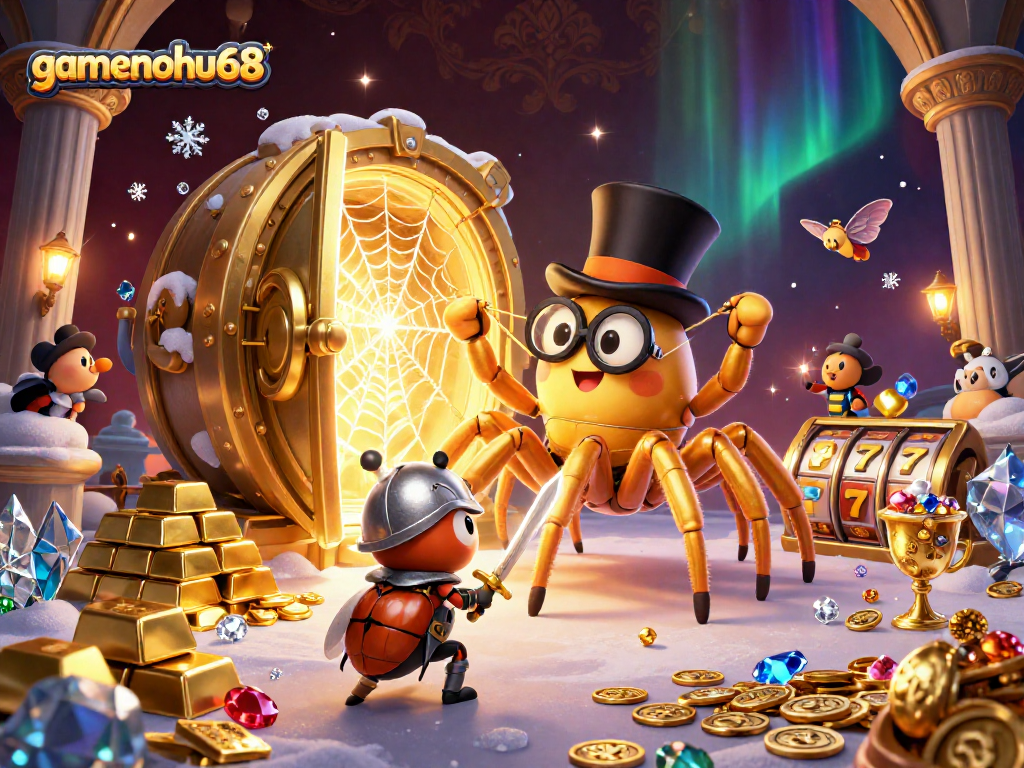 Engage with thrilling fun at gamenohu68's vibrant, jackpot-filled casino illustration