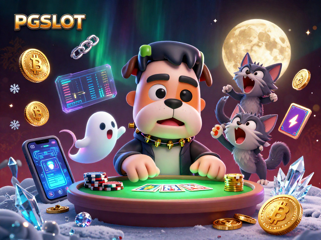 เล่น PGSLOT ที่โต๊ะคาสิโนออนไลน์ด้วยสุนัขแฟรงเกนสไตน์และแมวมนุษย์หมาป่า