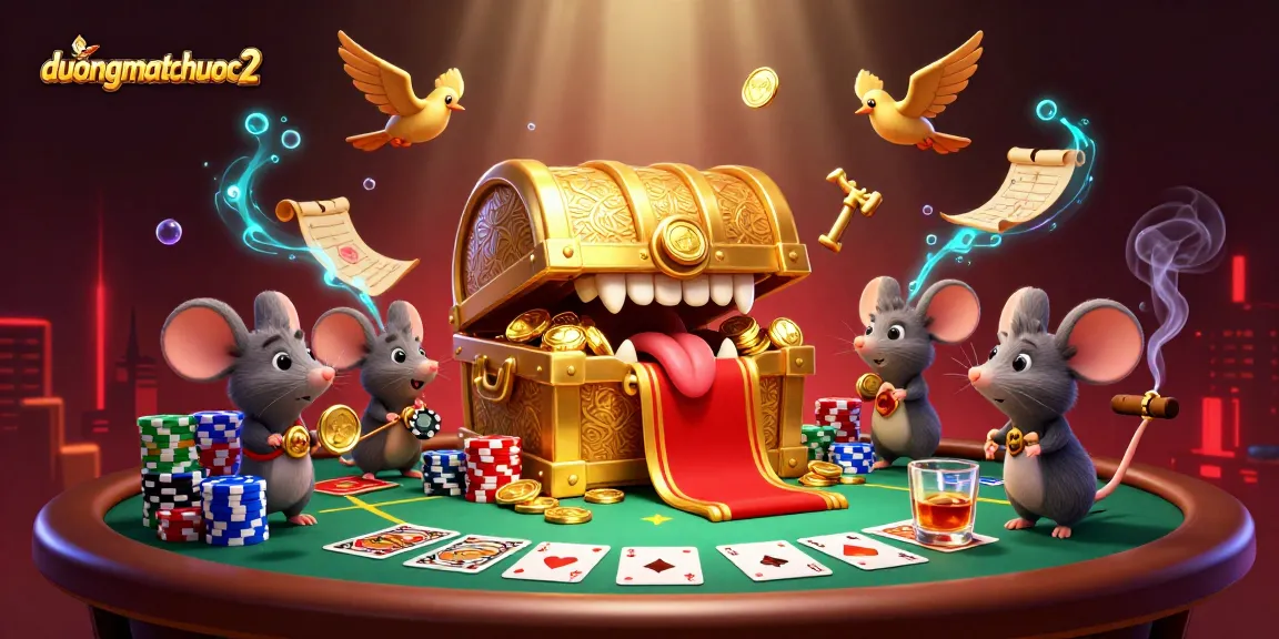 Play with duongmatchuoc2 as adventurer mice discover riches amid poker and chips