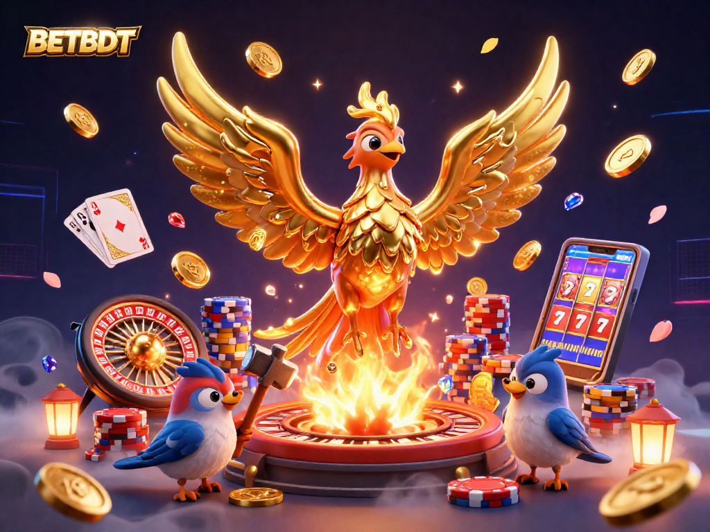 Experience thrilling gameplay and winning opportunities at BETBDT with vibrant casino imagery.