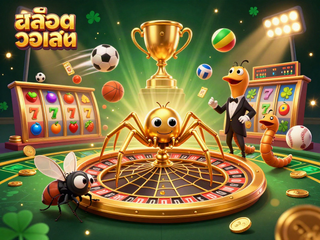 Engage with 슬롯แมชชีน gameplay in a vibrant scene filled with action and elements of สล็อตวอเลท.