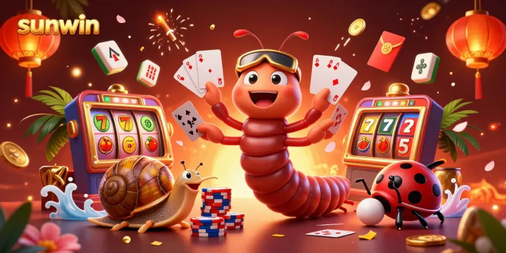Experience sunwin's thrilling casino atmosphere with vibrant characters and dynamic gameplay elements.